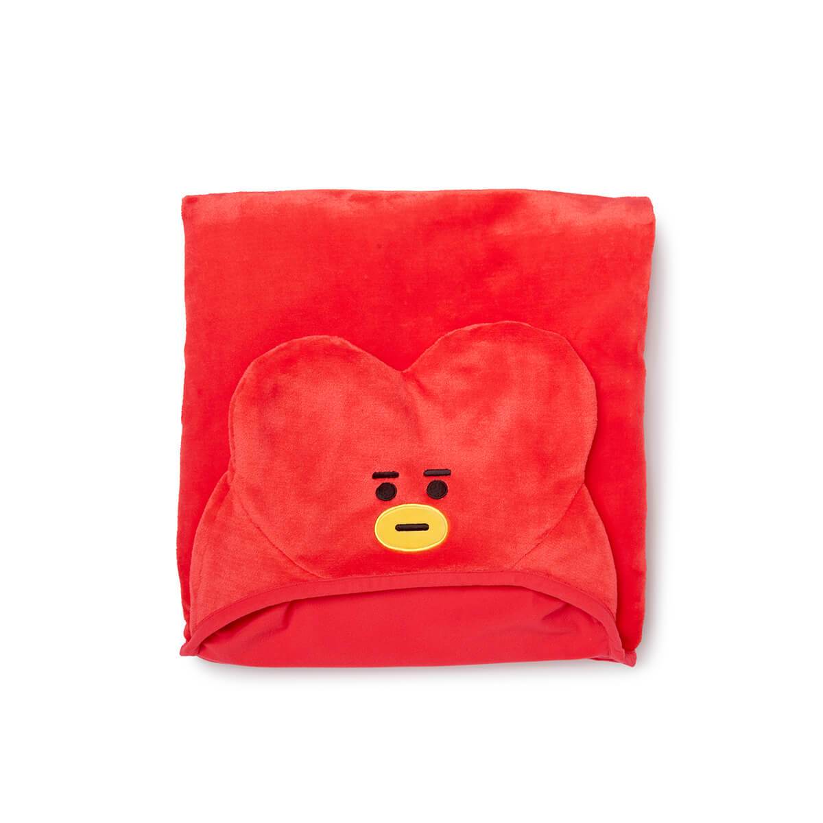 BT21 TATA Hooded Blanket HALLYUMODE