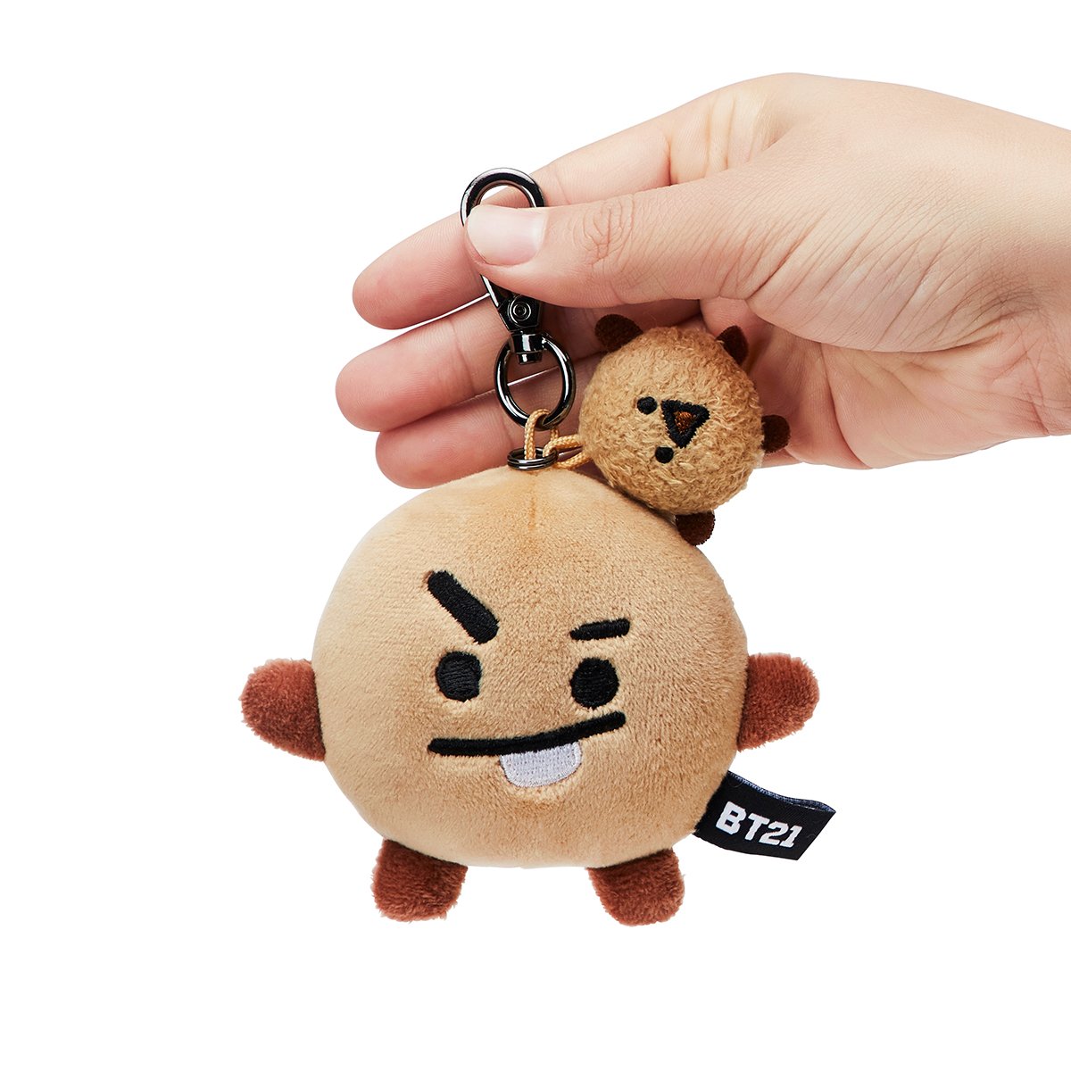 BT21 SHOOKY Soft Lying Plush Bag Charm