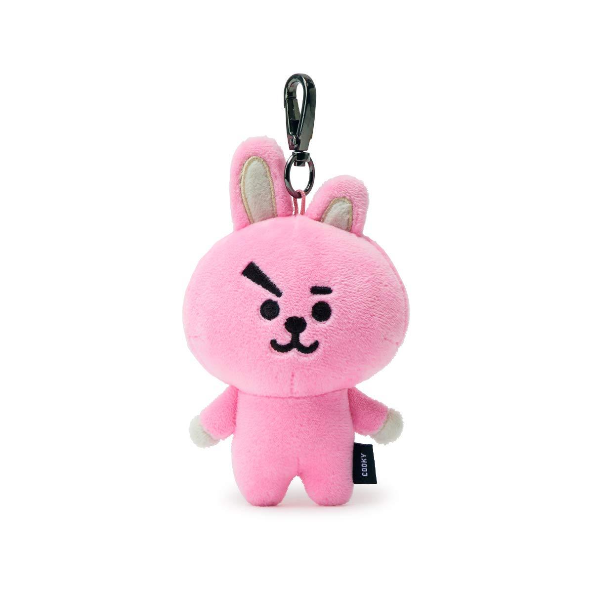 Kpop BTS BT21 Plush Keychain Doll Keyring CHIMMY COOKY RJ Stuffed Toy