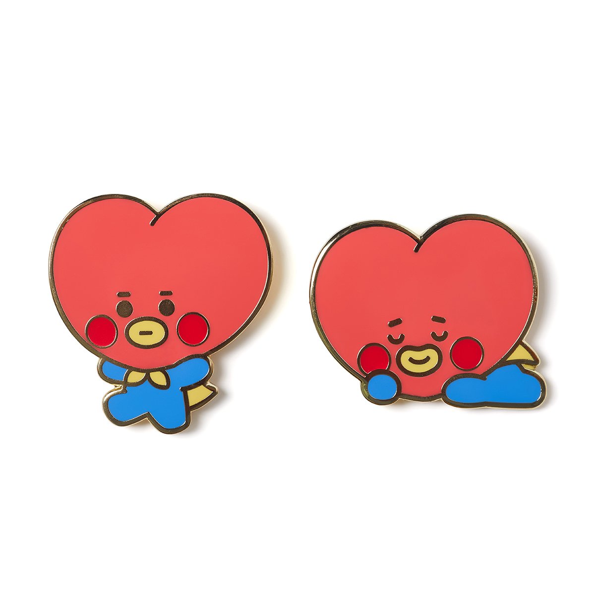 BT21 TATA Baby Metal Badge – HALLYUMODE