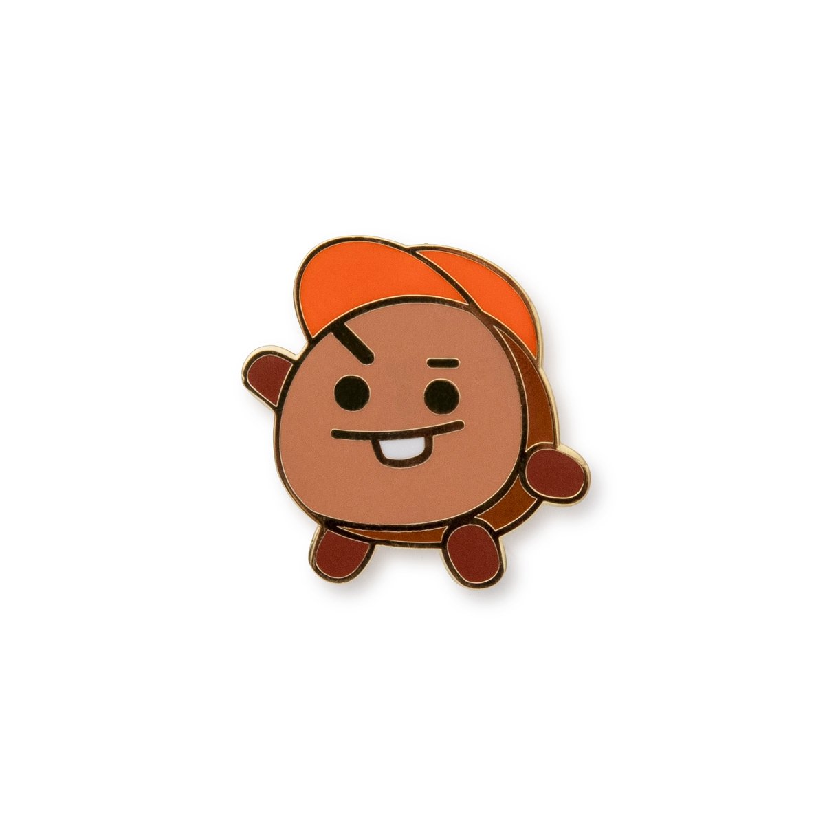 BT21 SHOOKY Bon Voyage Metal Badge – HALLYUMODE