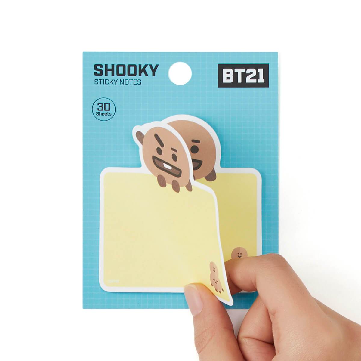 BT21 SHOOKY Cute Sticky Notes