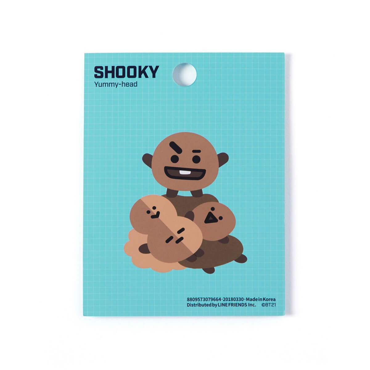 Shooky Note BT21 SHOOKY Cute Sticky Notes – HALLYUMODE