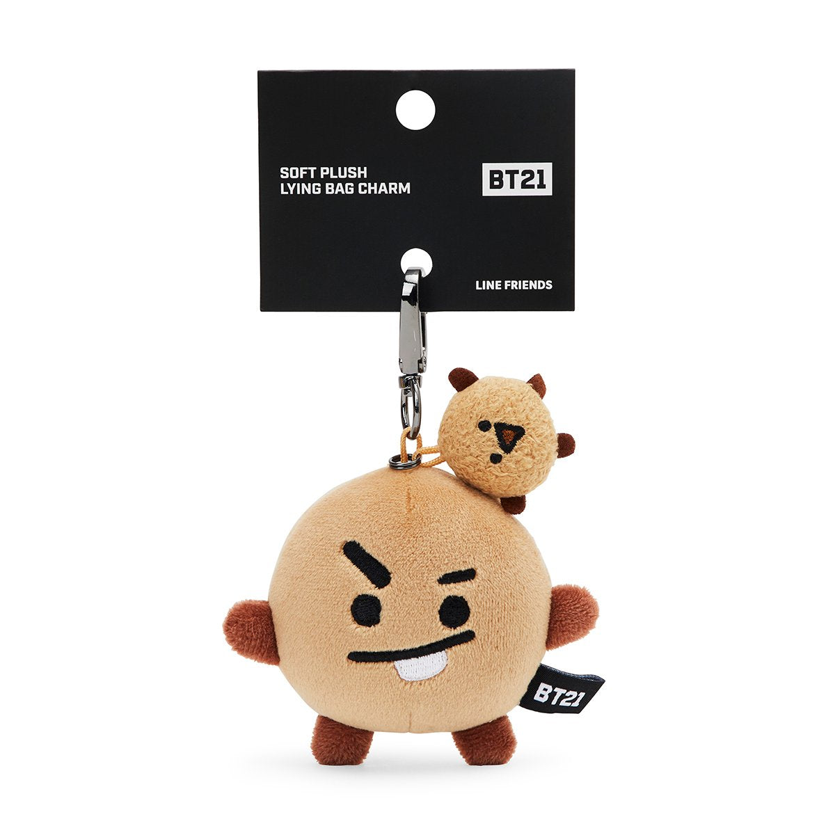 BT21 SHOOKY Soft Lying Plush Bag Charm