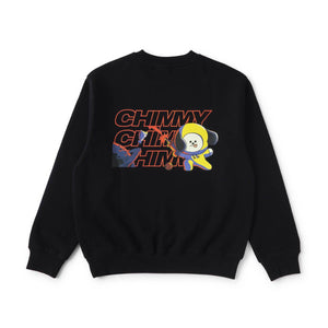 BT21 CHIMMY Space Squad MTM Sweater Black