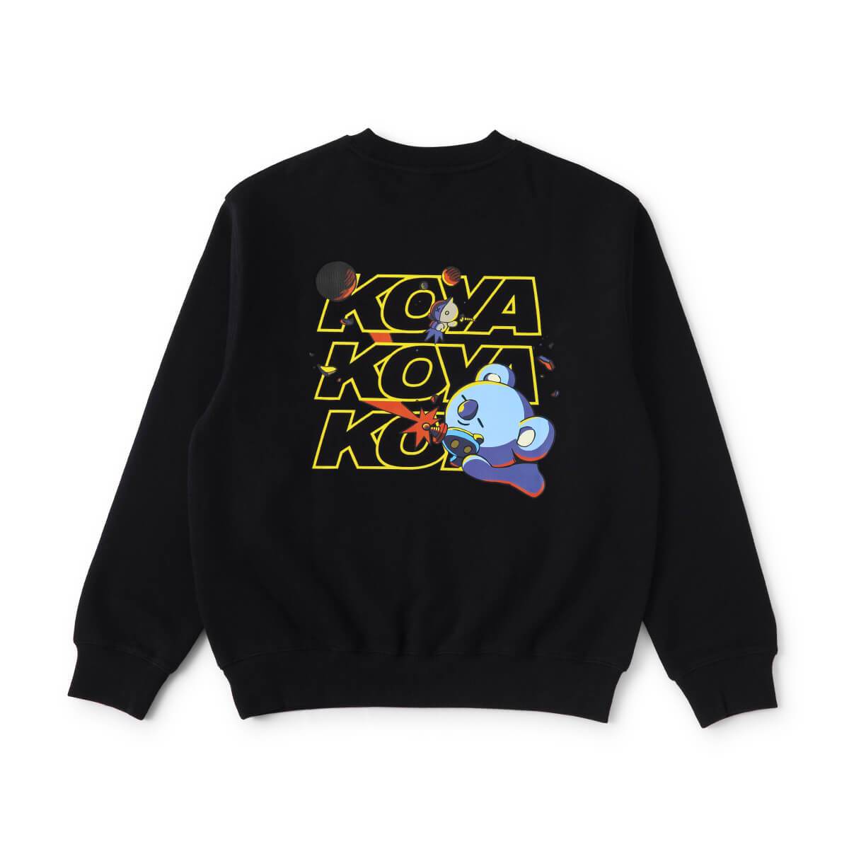 BT21 KOYA Space Squad MTM Sweater Black