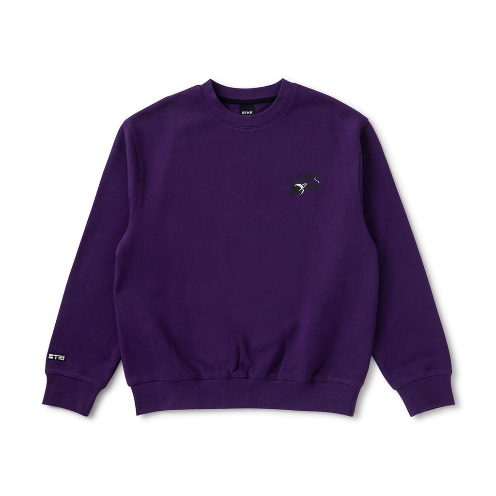 BT21 CHARACTERS Space Squad MTM Sweater Purple