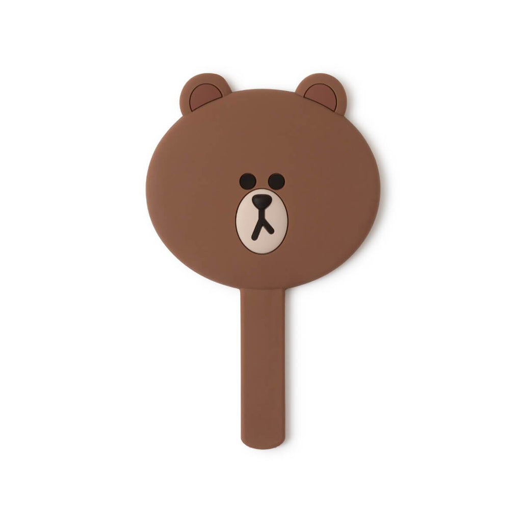 BROWN Silicone Hand Mirror