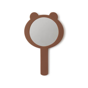 BROWN Silicone Hand Mirror