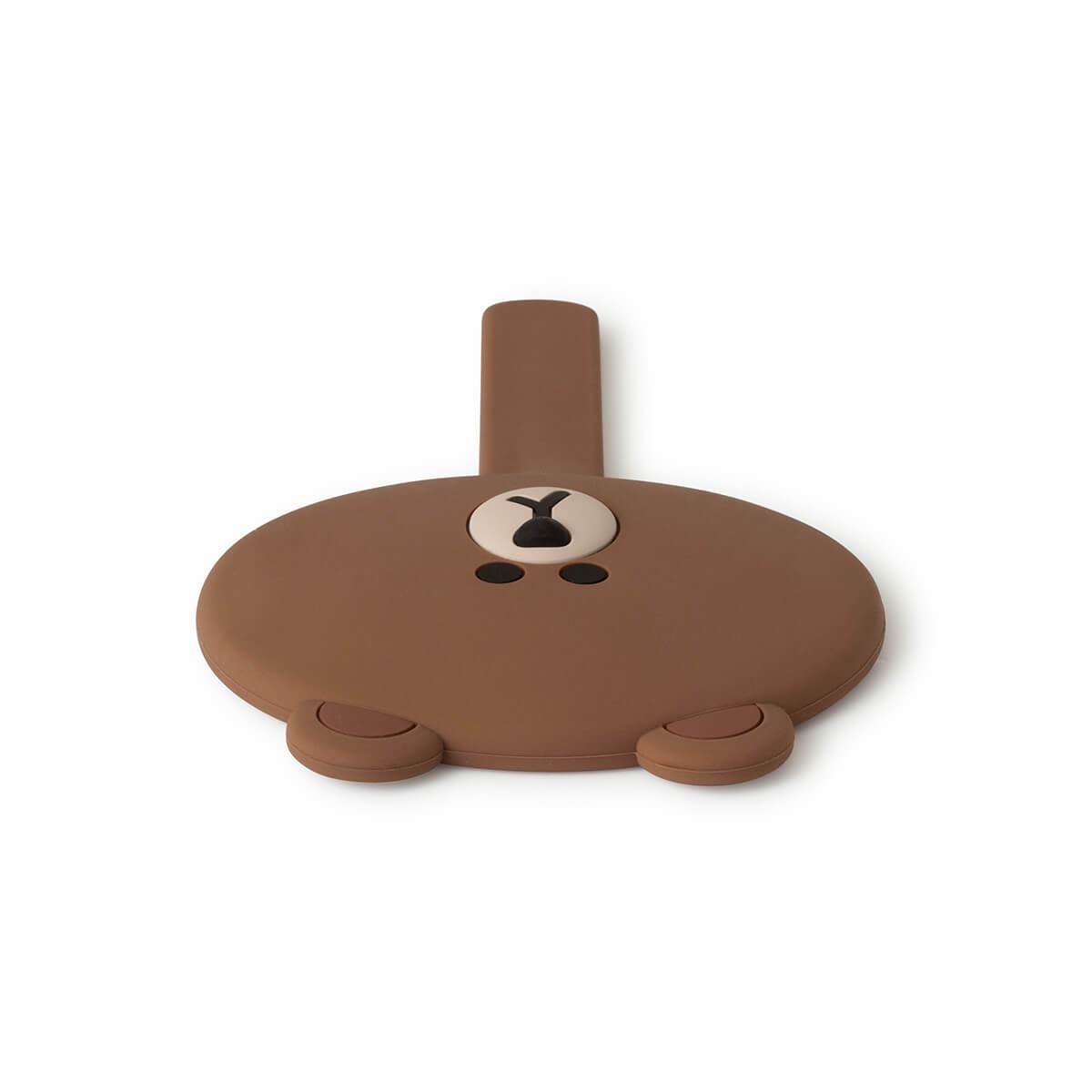 BROWN Silicone Hand Mirror