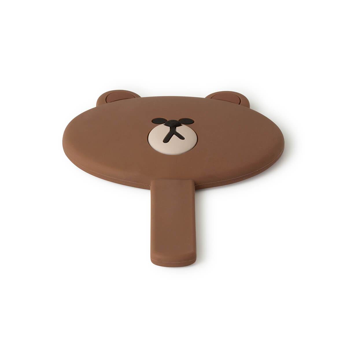 BROWN Silicone Hand Mirror