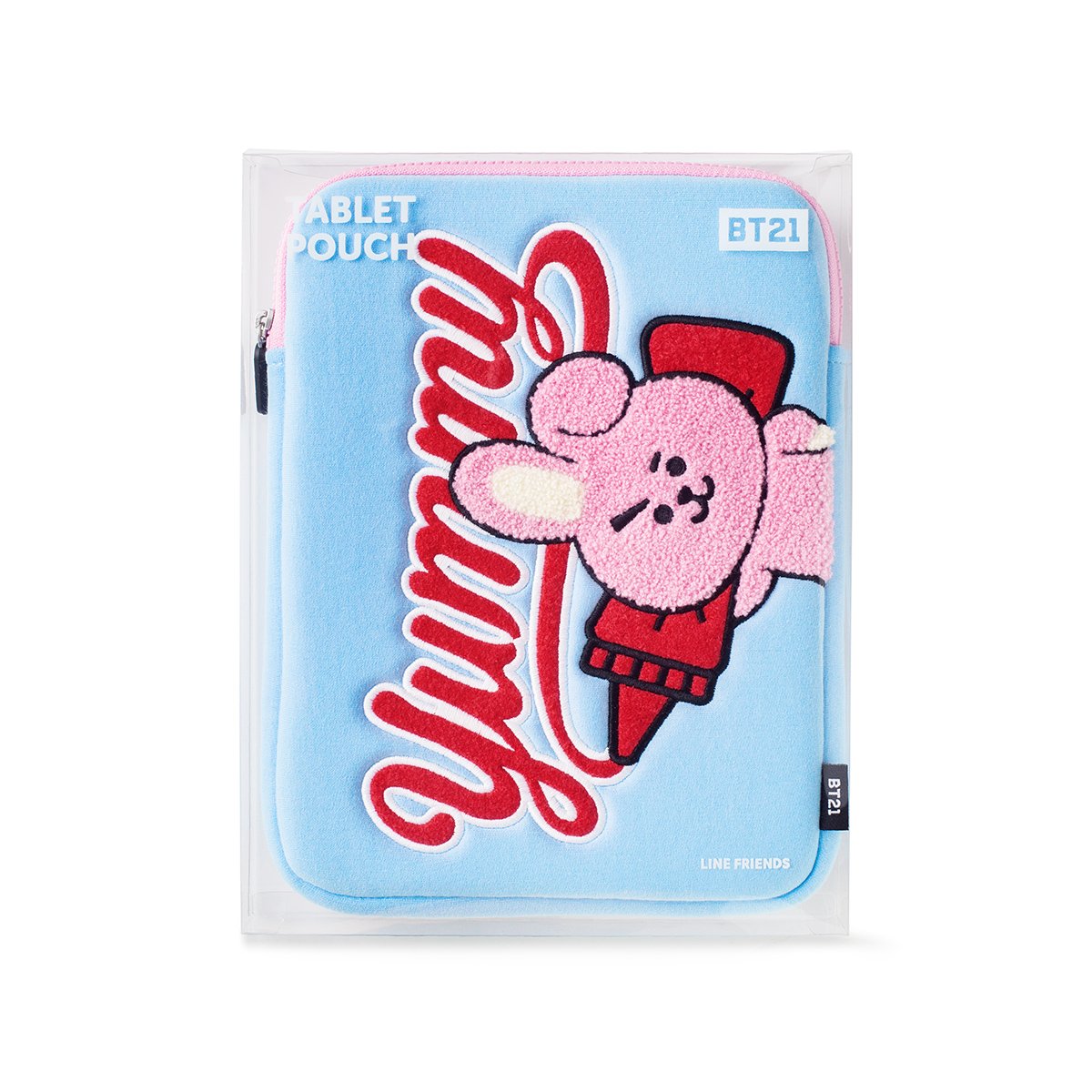 BT21 COOKY Bite Ppogeul Tablet Pouch 10"