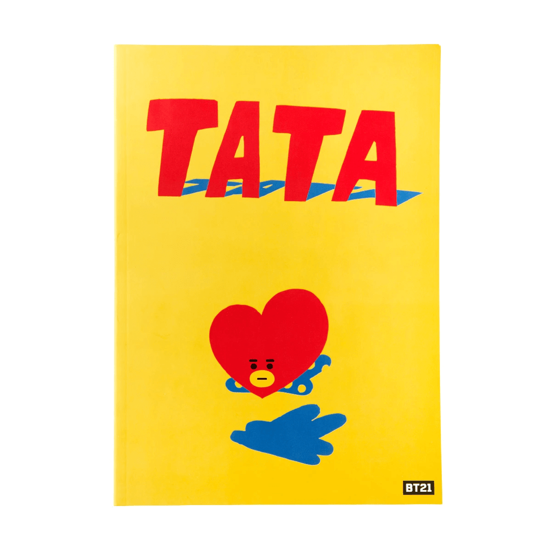 BT21 TATA B5 Ruled Writing Note Pads – HALLYUMODE