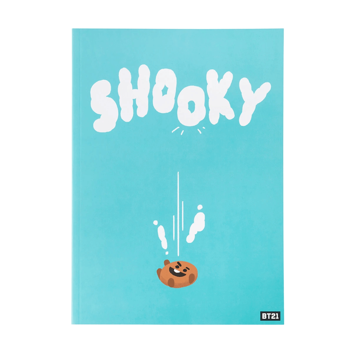 Shooky Note BT21 SHOOKY B5 Ruled Writing Note Pads – HALLYUMODE
