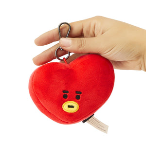 BT21 TATA Face Plush Keychain