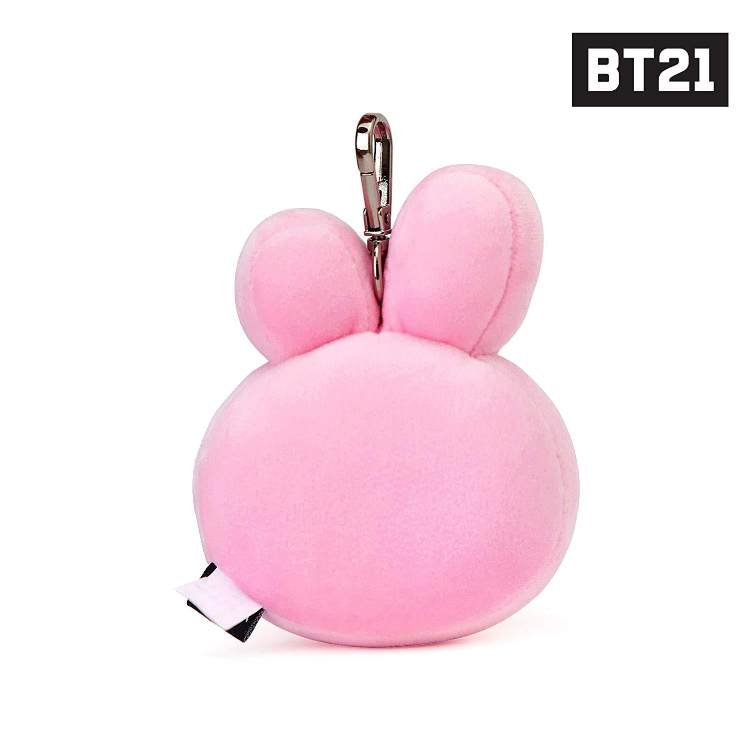 BT21 COOKY Face Plush Keychain