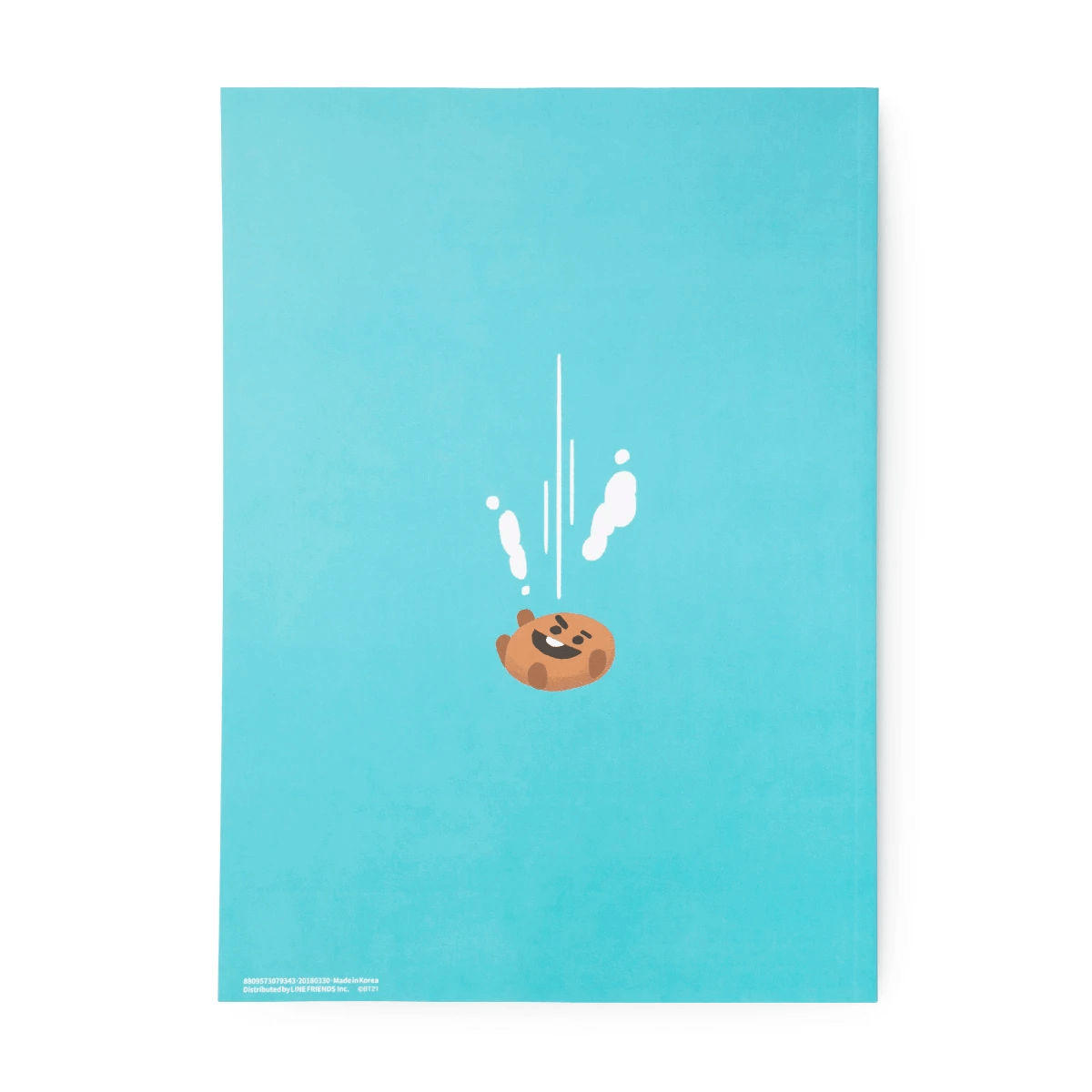 Shooky Note BT21 SHOOKY B5 Ruled Writing Note Pads – HALLYUMODE
