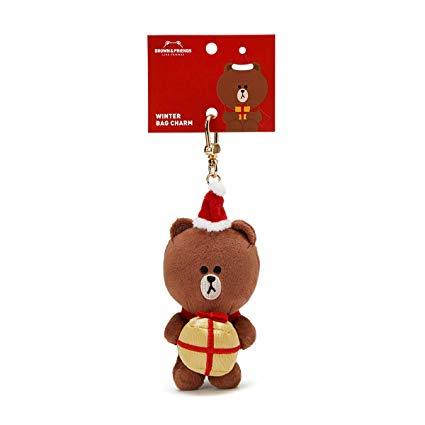 BROWN Keychain Winter Bag Charm