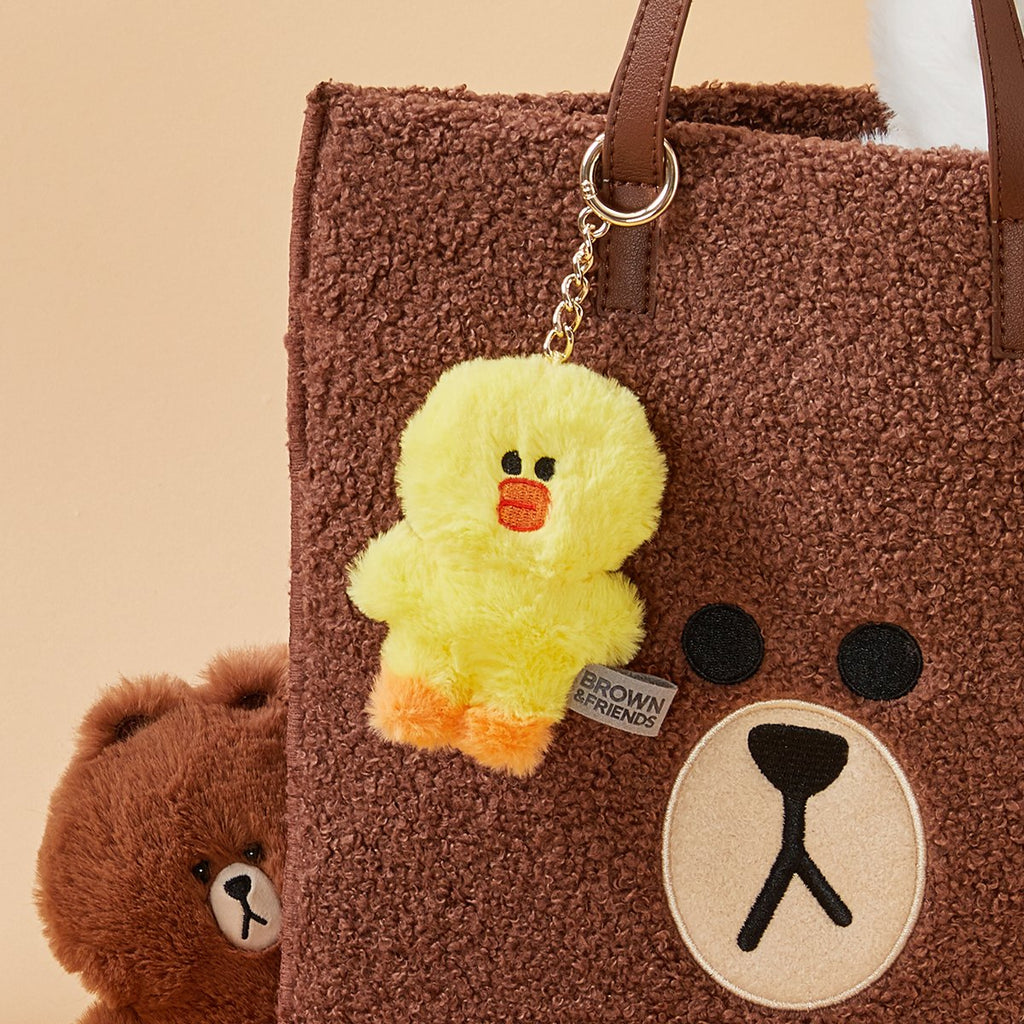 SALLY Flat Fur Plush Bag Charm 10cm