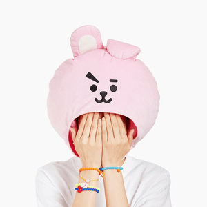 BT21 COOKY Plush Bighead Doll Hat