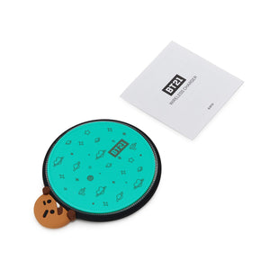 BT21 SHOOKY Wireless QI Phone Charger Pad