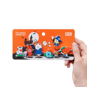 BT21 CHARACTERS Halloween Silicone Magnet Set