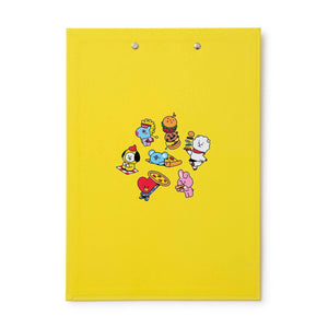 BT21 CHARACTERS BITE Clipboard Notepad Set YE