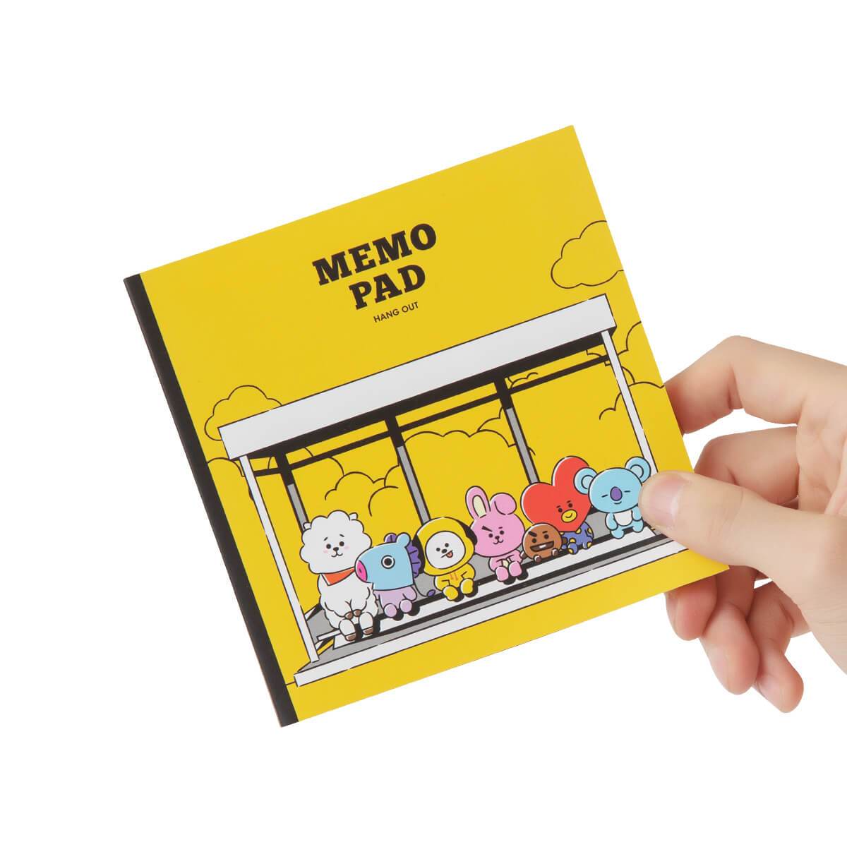 BT21 Hangout Sticky Memo Pad