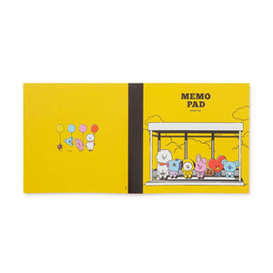 BT21 Hangout Sticky Memo Pad