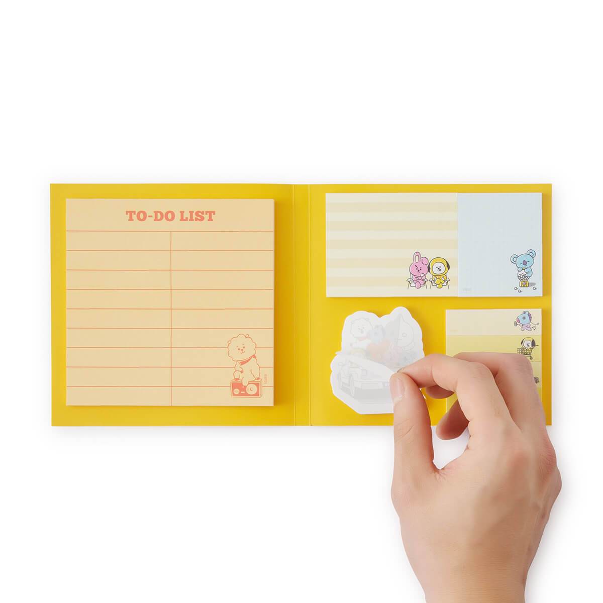 BT21 Hangout Sticky Memo Pad