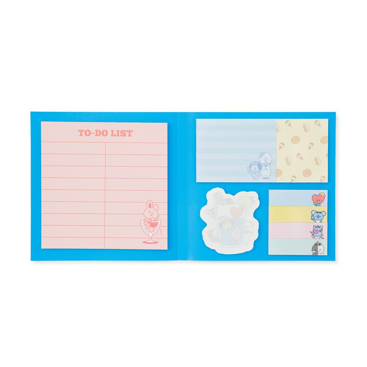 BT21 Summer Dolce Sticky Memo Pad