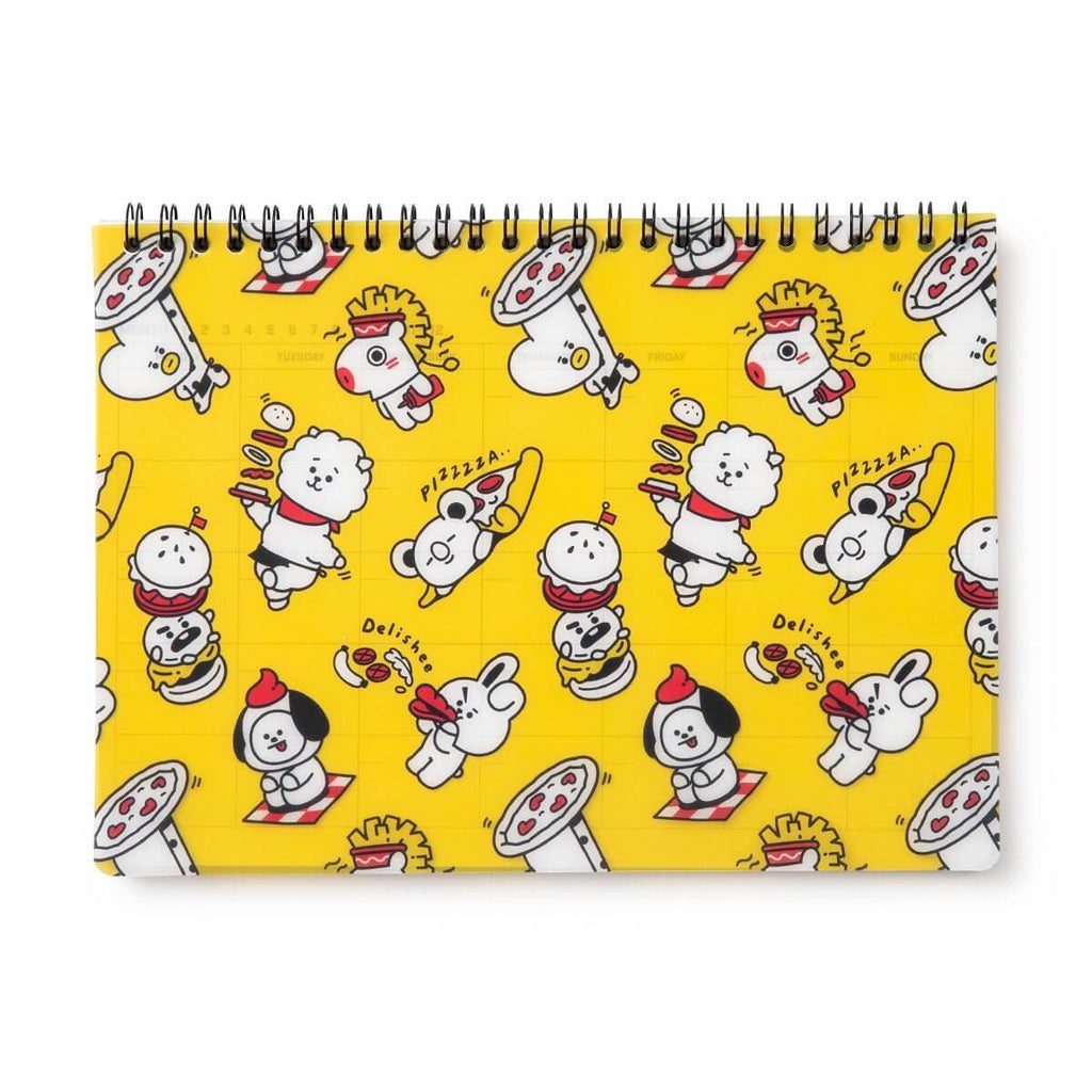 BT21 CHARACTERS BITE Monthly Planner