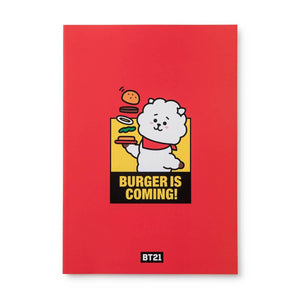 BT21 RJ BITE Ruled Note