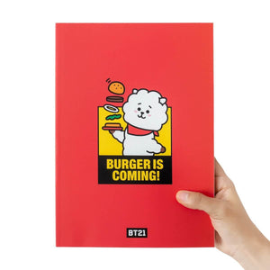 BT21 RJ BITE Ruled Note