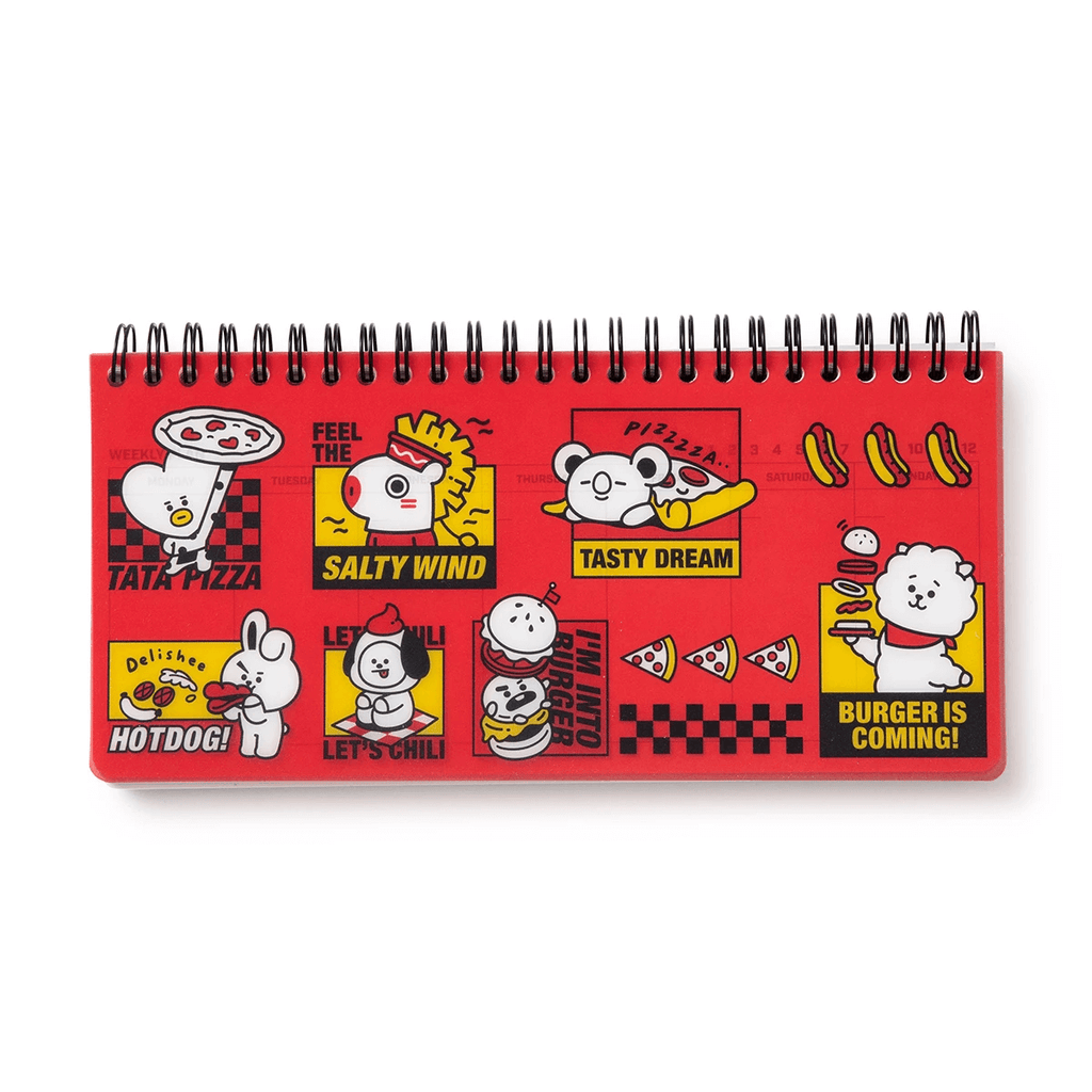 BT21 CHARACTERS BITE Weekly Planner