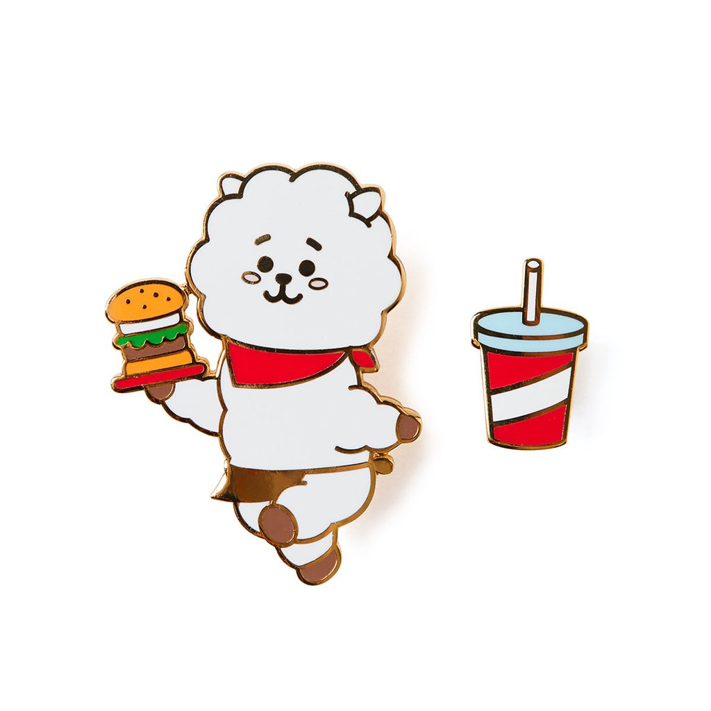 BT21 RJ Bite Metal Badge