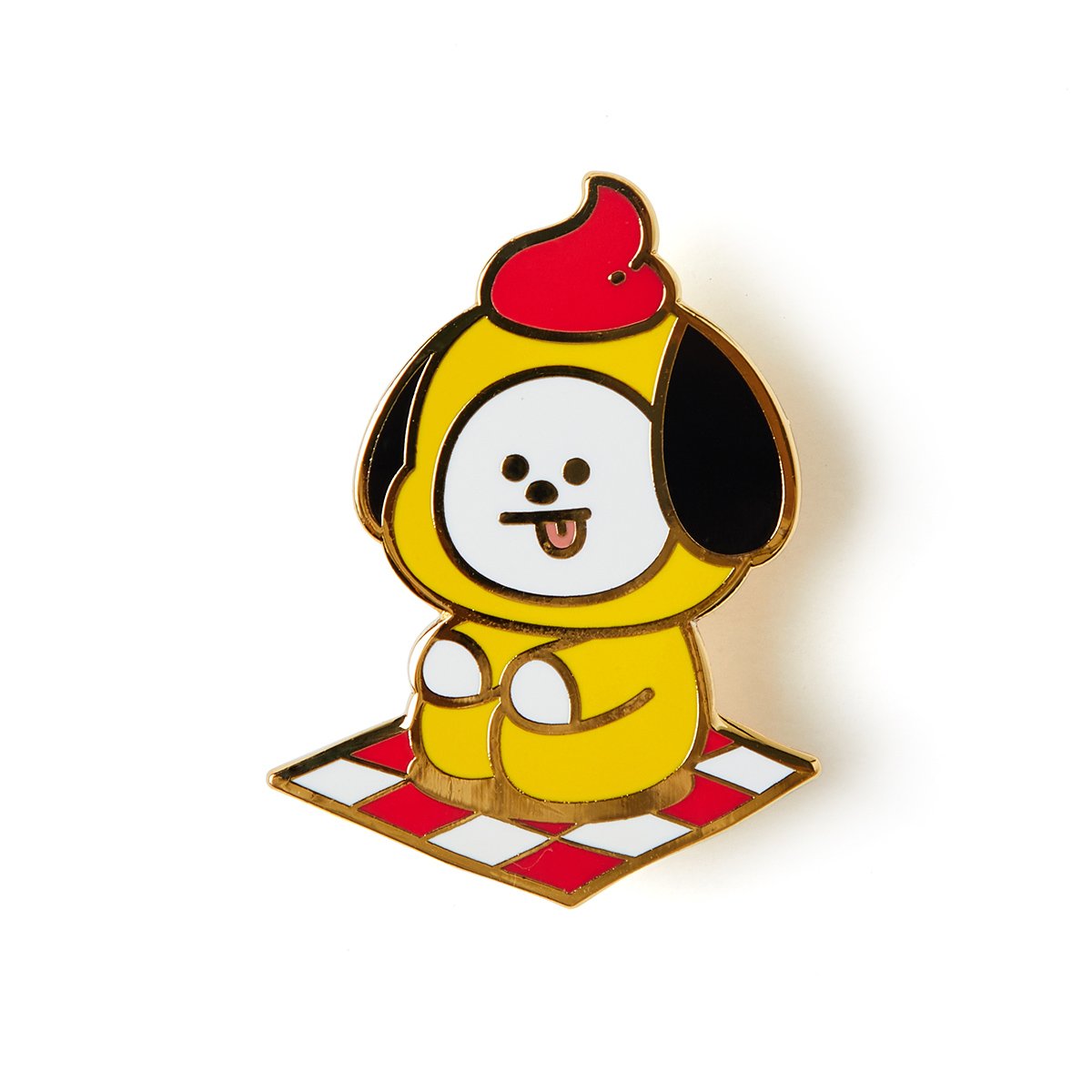 BT21 CHIMMY Bite Metal Badge