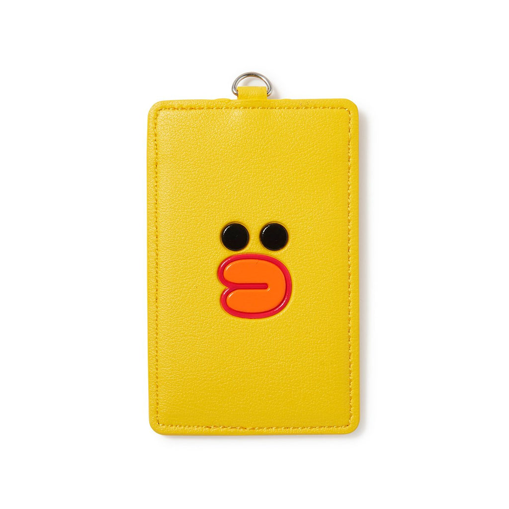 SALLY Faux Leather Name Tag Wallet