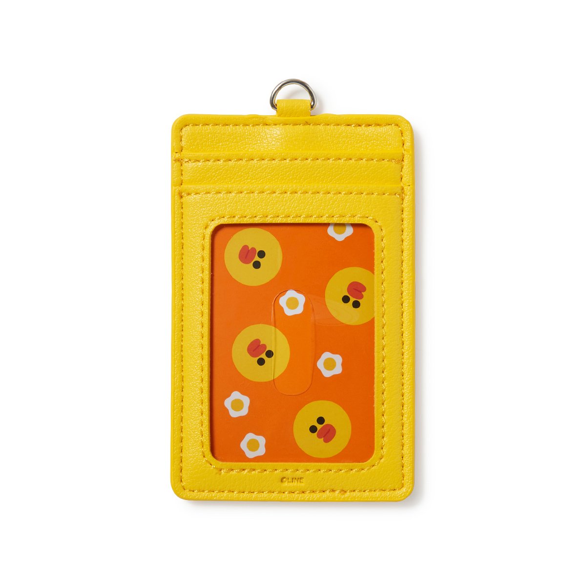 SALLY Faux Leather Name Tag Wallet