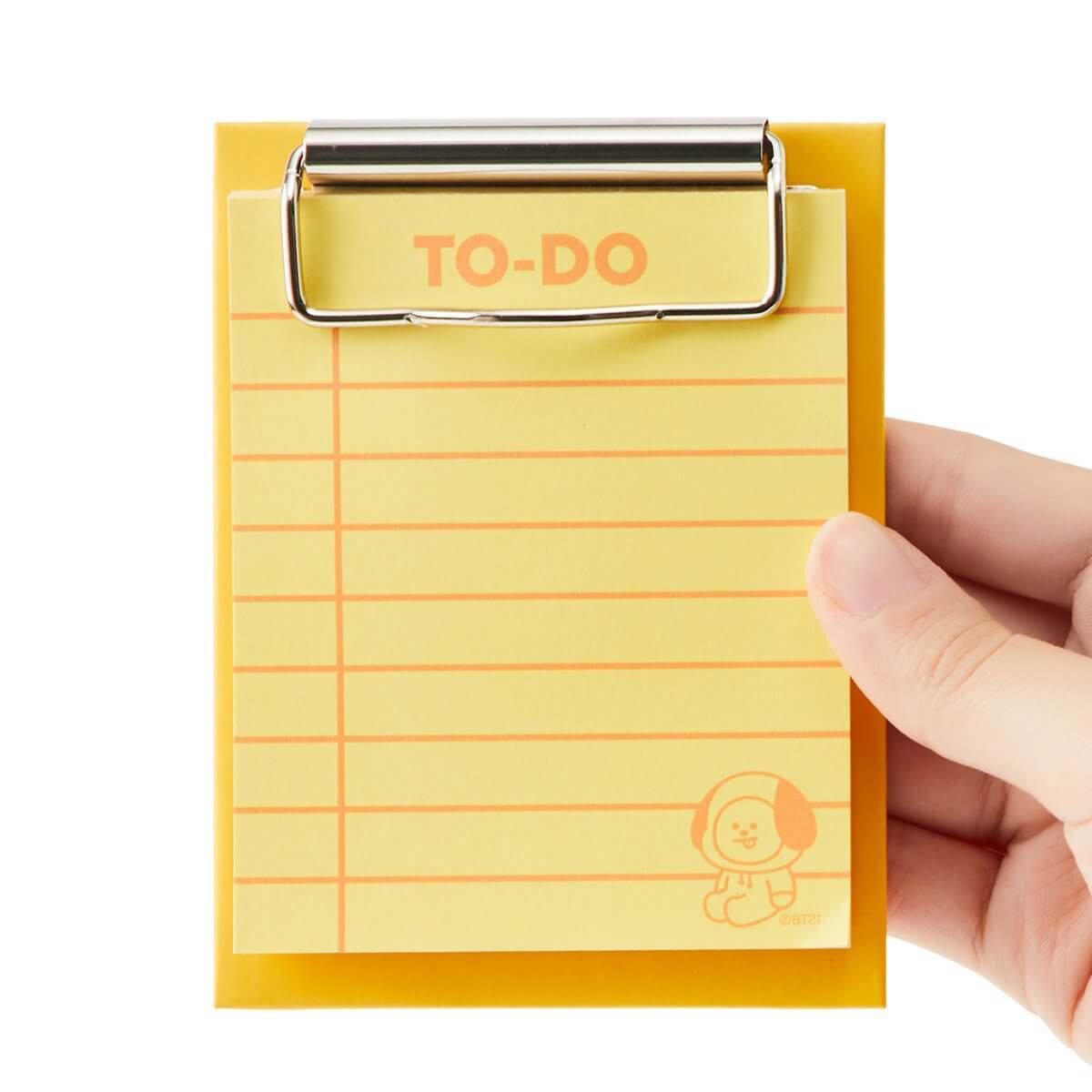 BT21 CHIMMY Sweet Clipboard Memopad Set
