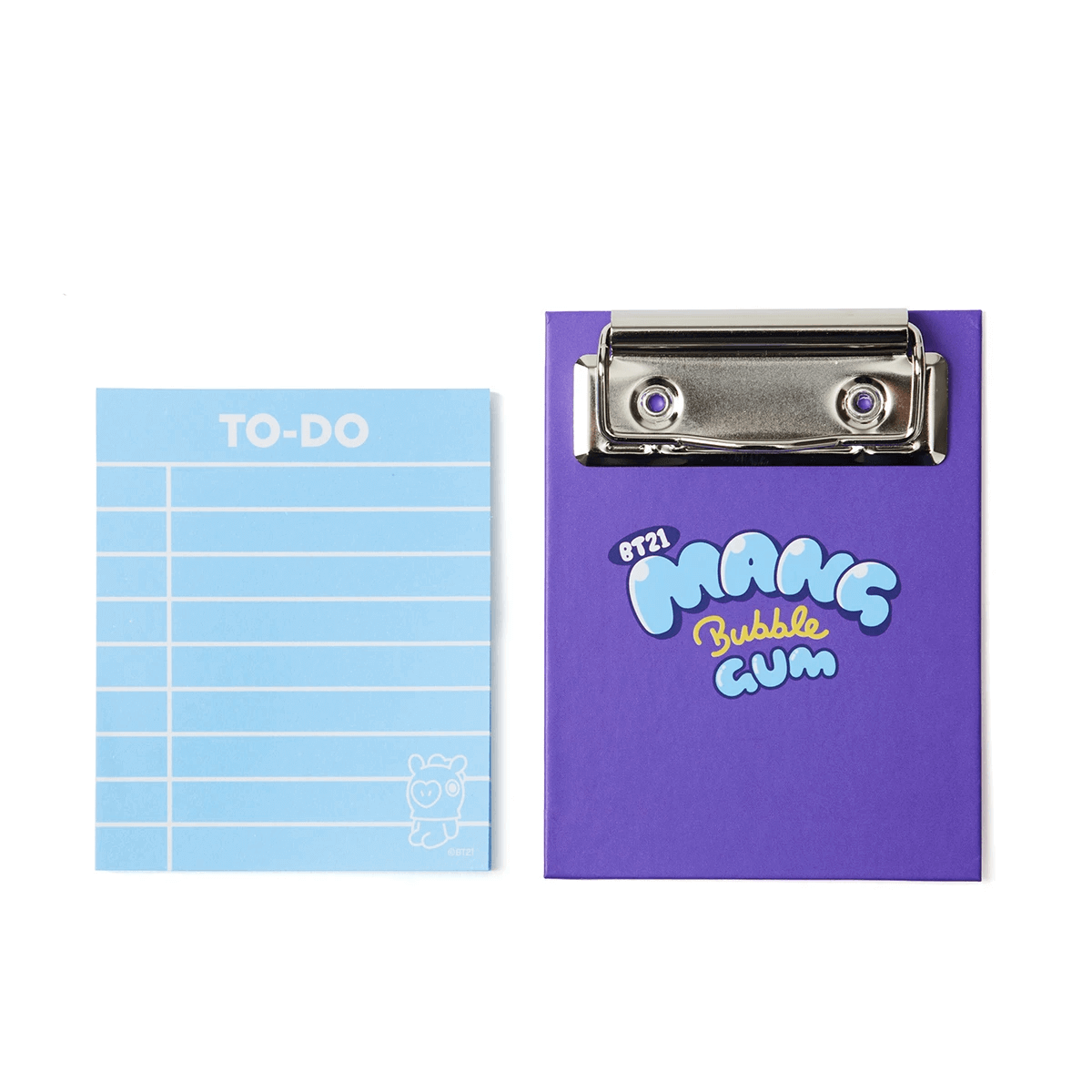 BT21 MANG Sweet Clipboard Memopad Set