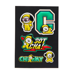 BT21 CHIMMY 5 Piece Decal Stickers