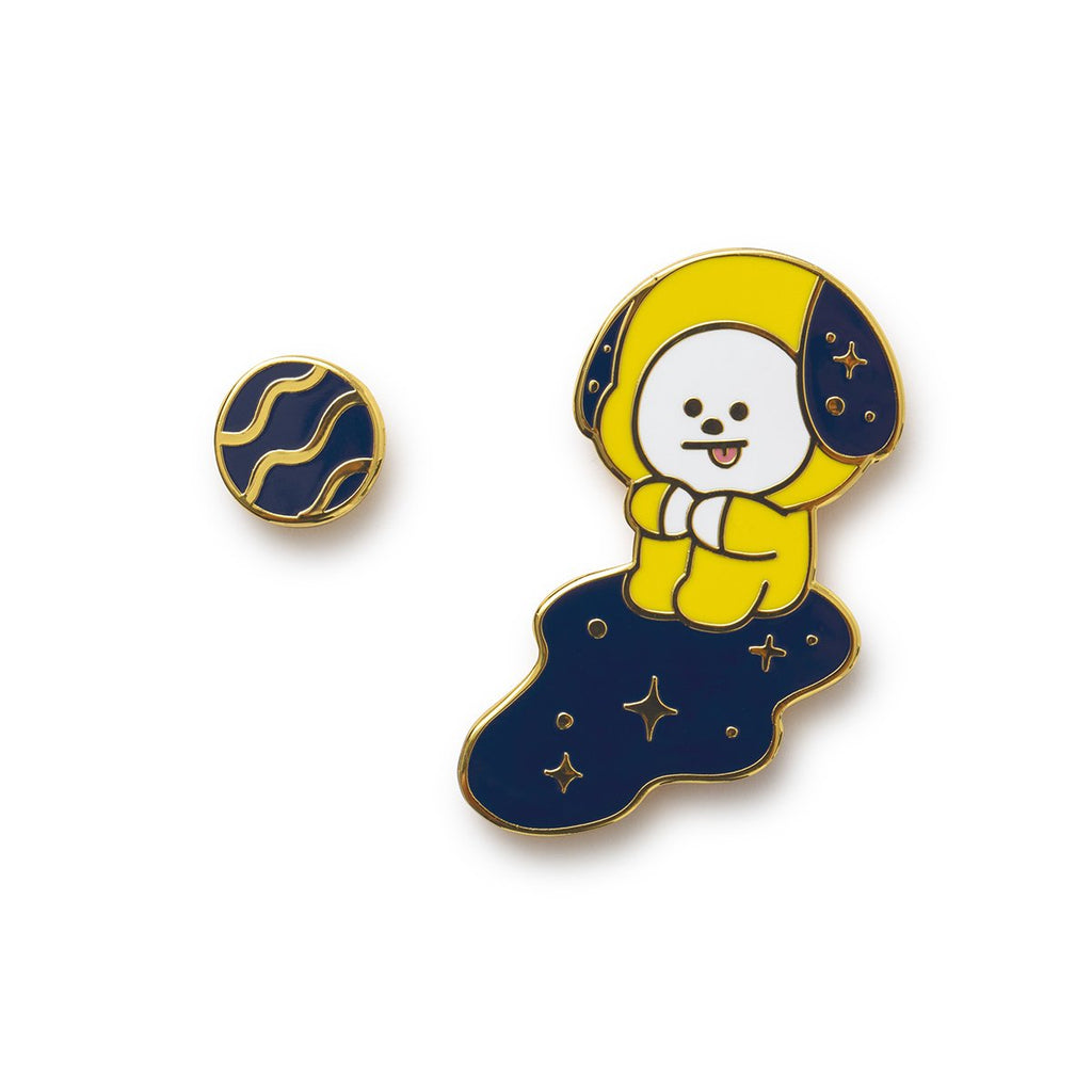 BT21 CHIMMY Universtar Metal Badge 1