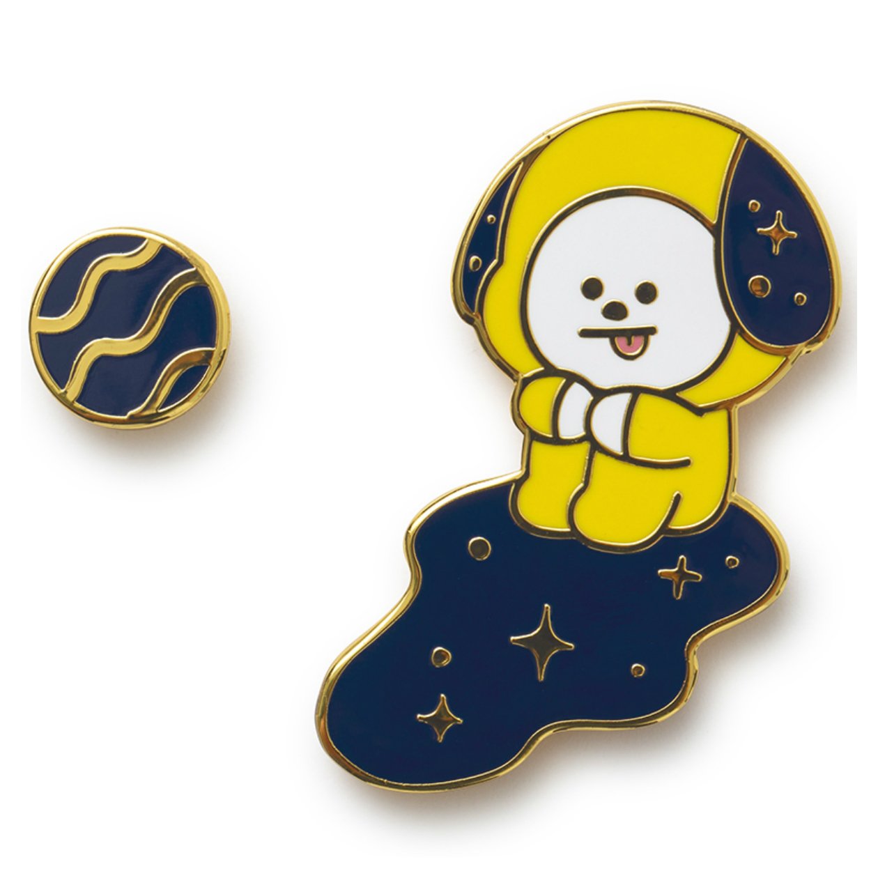 BT21 CHIMMY Universtar Metal Badge 1