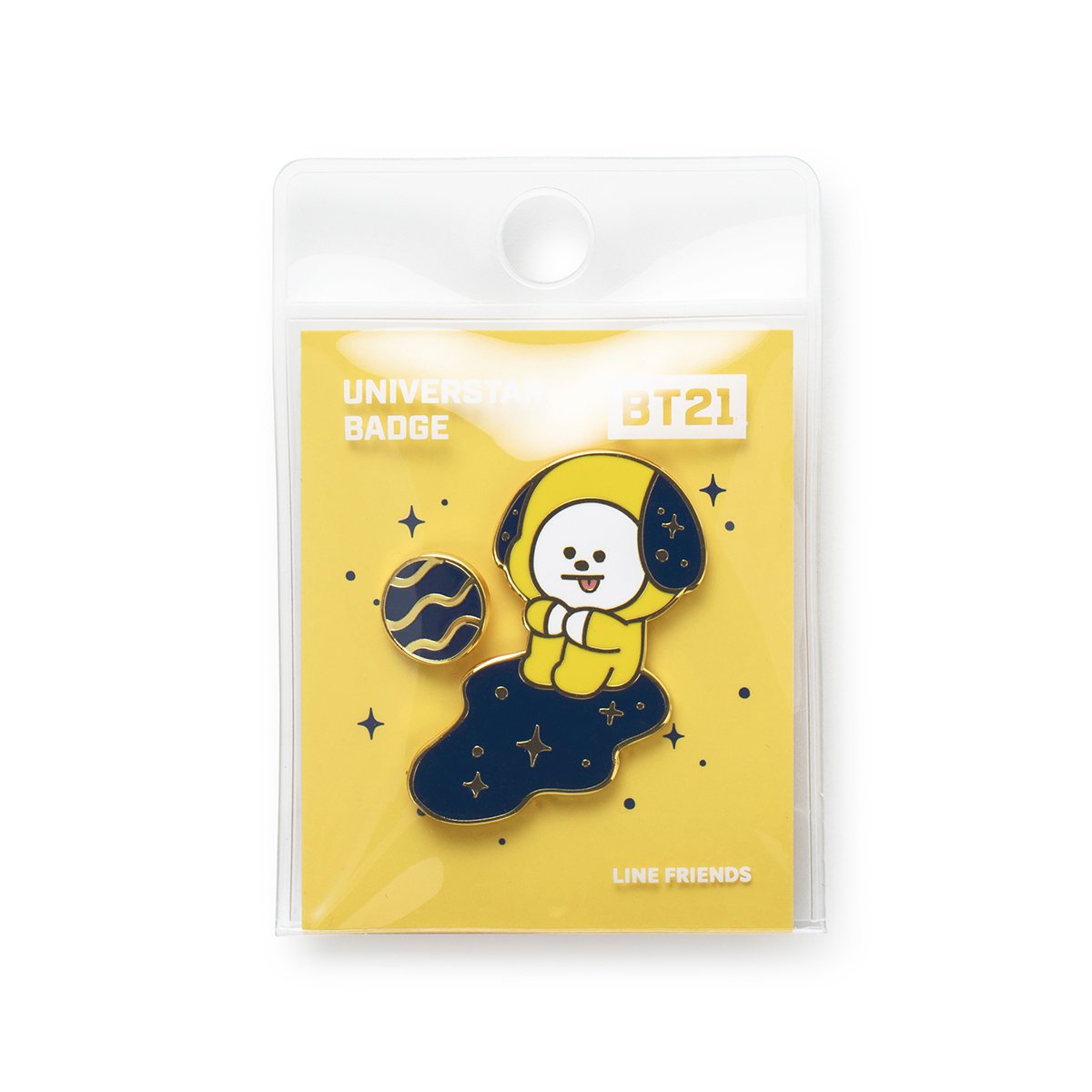 BT21 CHIMMY Universtar Metal Badge 1