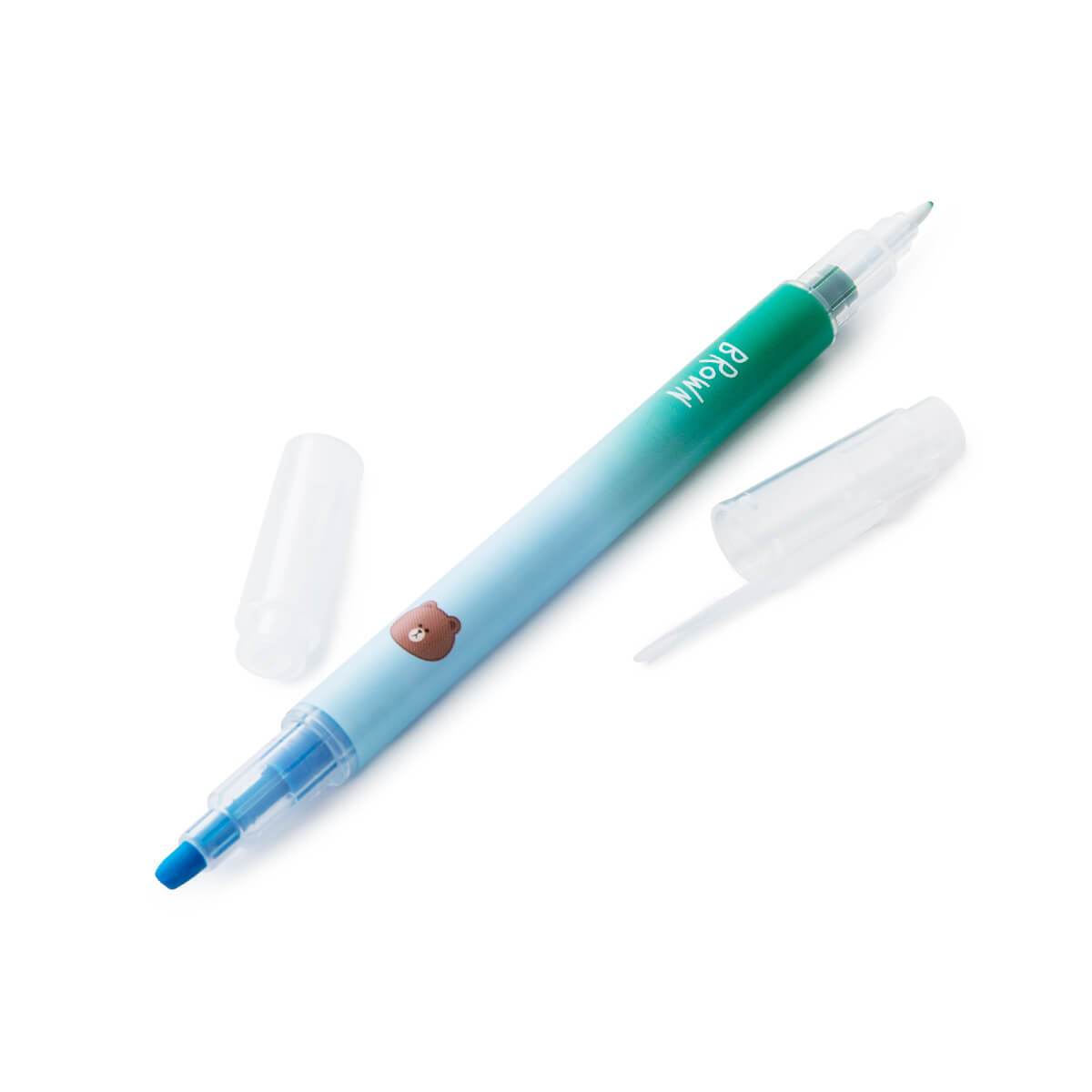 BROWN & FRIENDS Twin Plus Pen 5 pcs