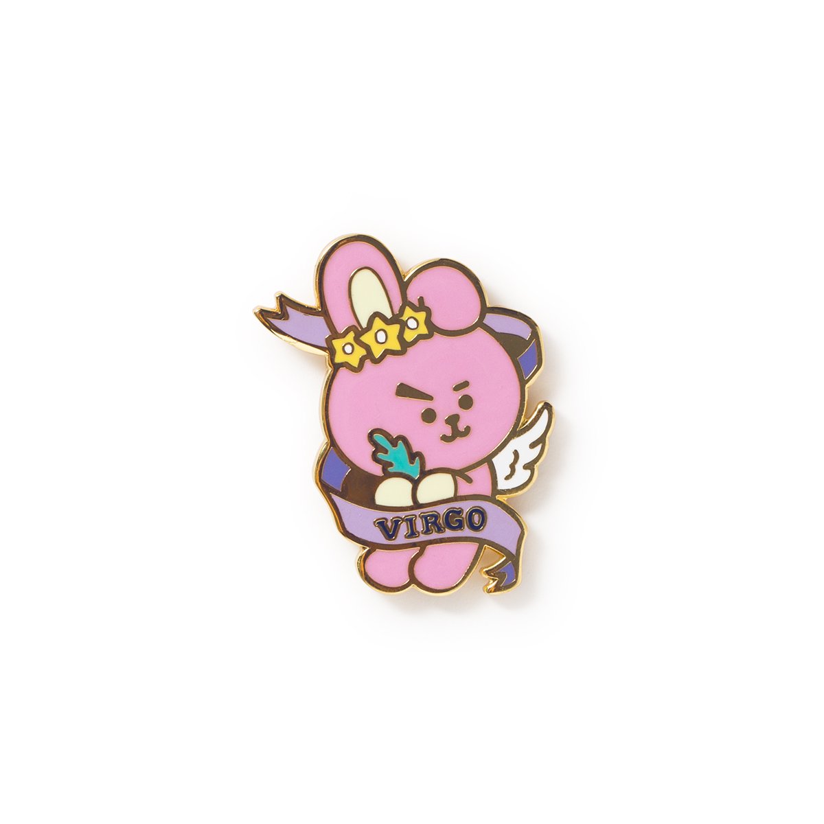 BT21 COOKY Universtar Metal Badge 1