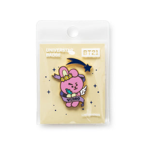 BT21 COOKY Universtar Metal Badge 1