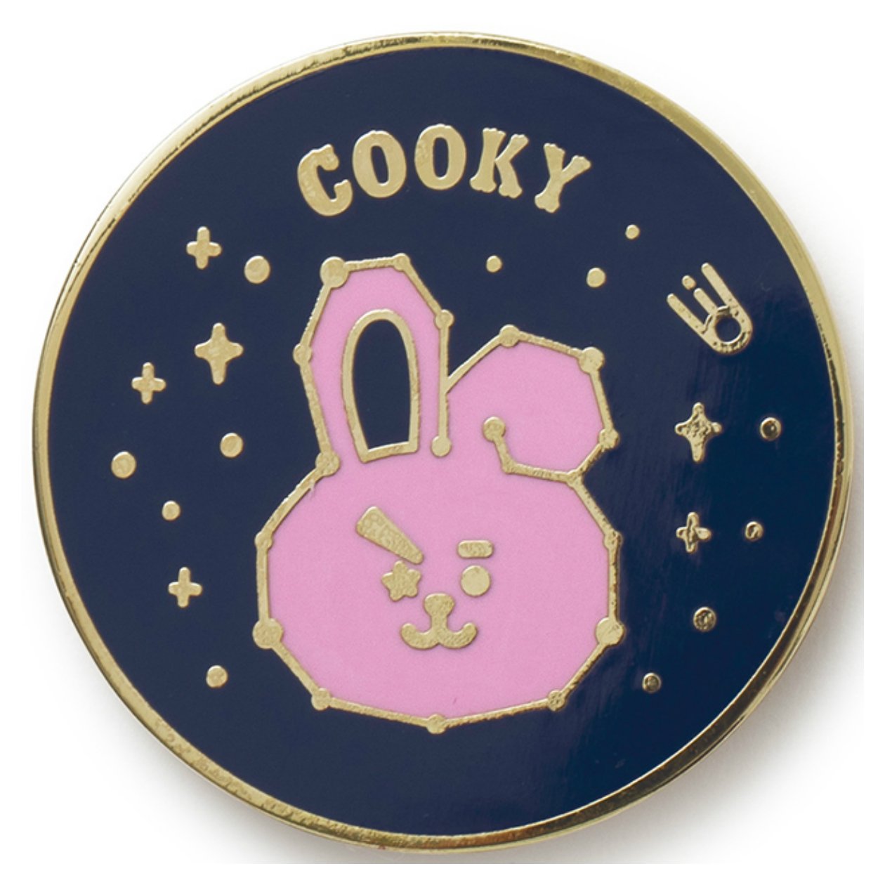 BT21 COOKY Universtar Metal Badge 2