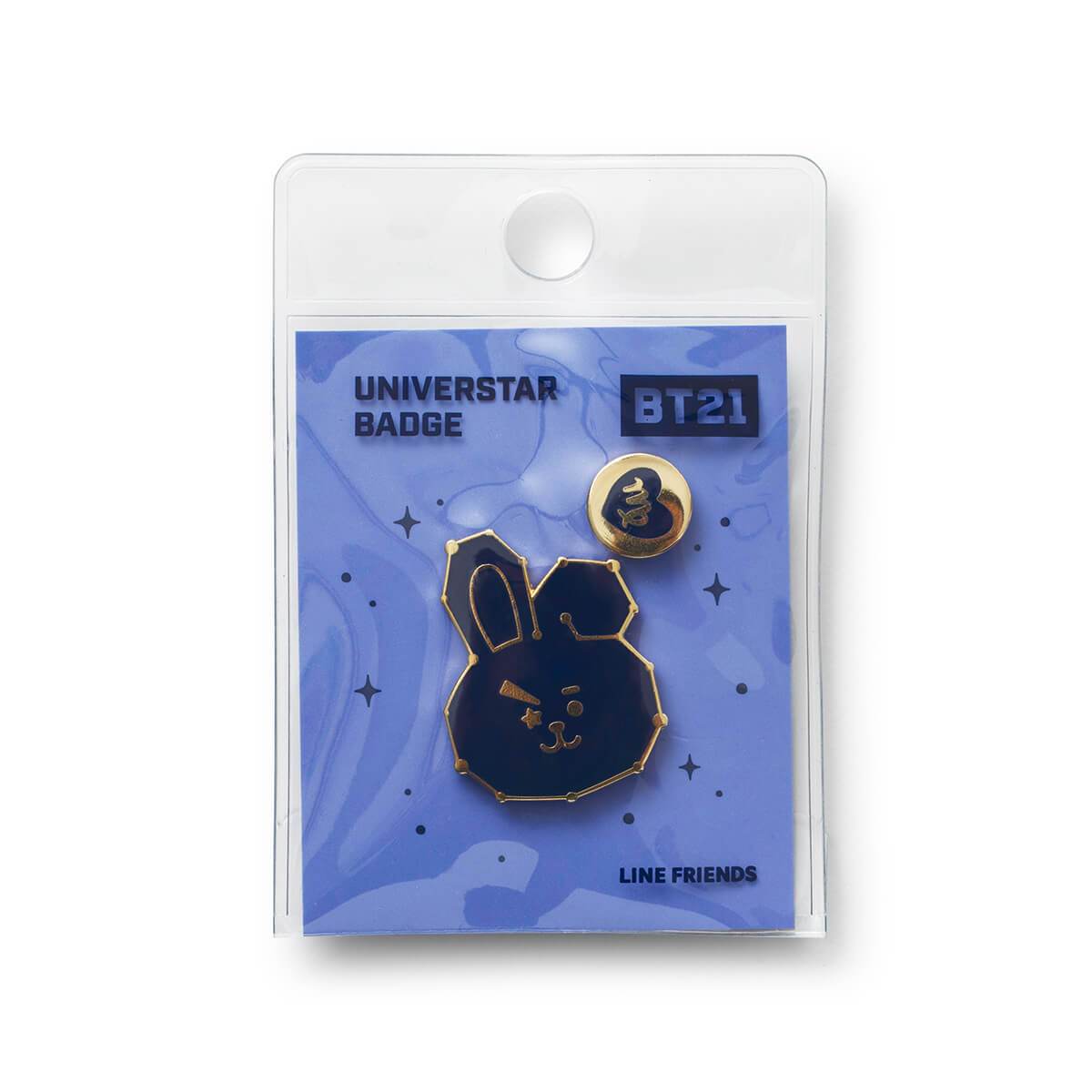 BT21 COOKY Universtar Metal Badge 3